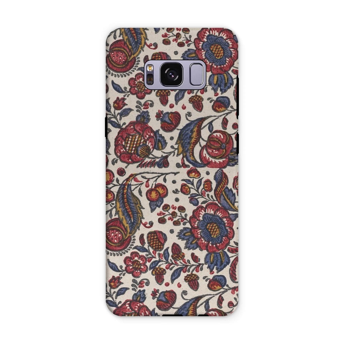 Casezest Mobile Phone Case for Samsung Galaxy S8 Plus / Gloss Red Blue and Yellow Flowers Design