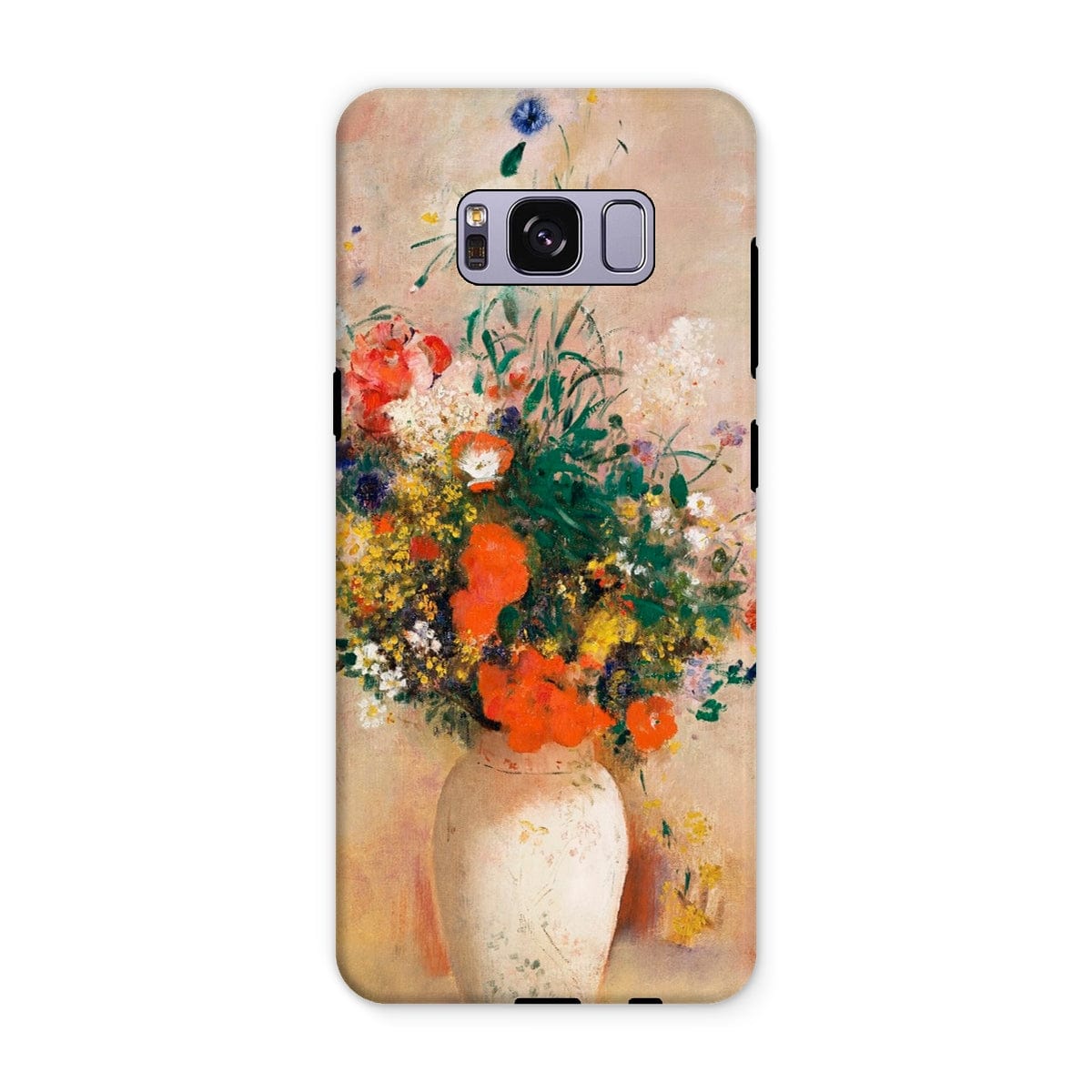 Casezest Mobile Phone Case for Samsung Galaxy S8 Plus / Gloss Redon Vase of Flowers Design