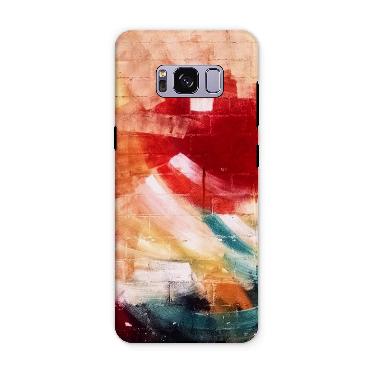 Casezest Mobile Phone Case for Samsung Galaxy S8 Plus / Gloss Santa Tecla Painted Wall Design