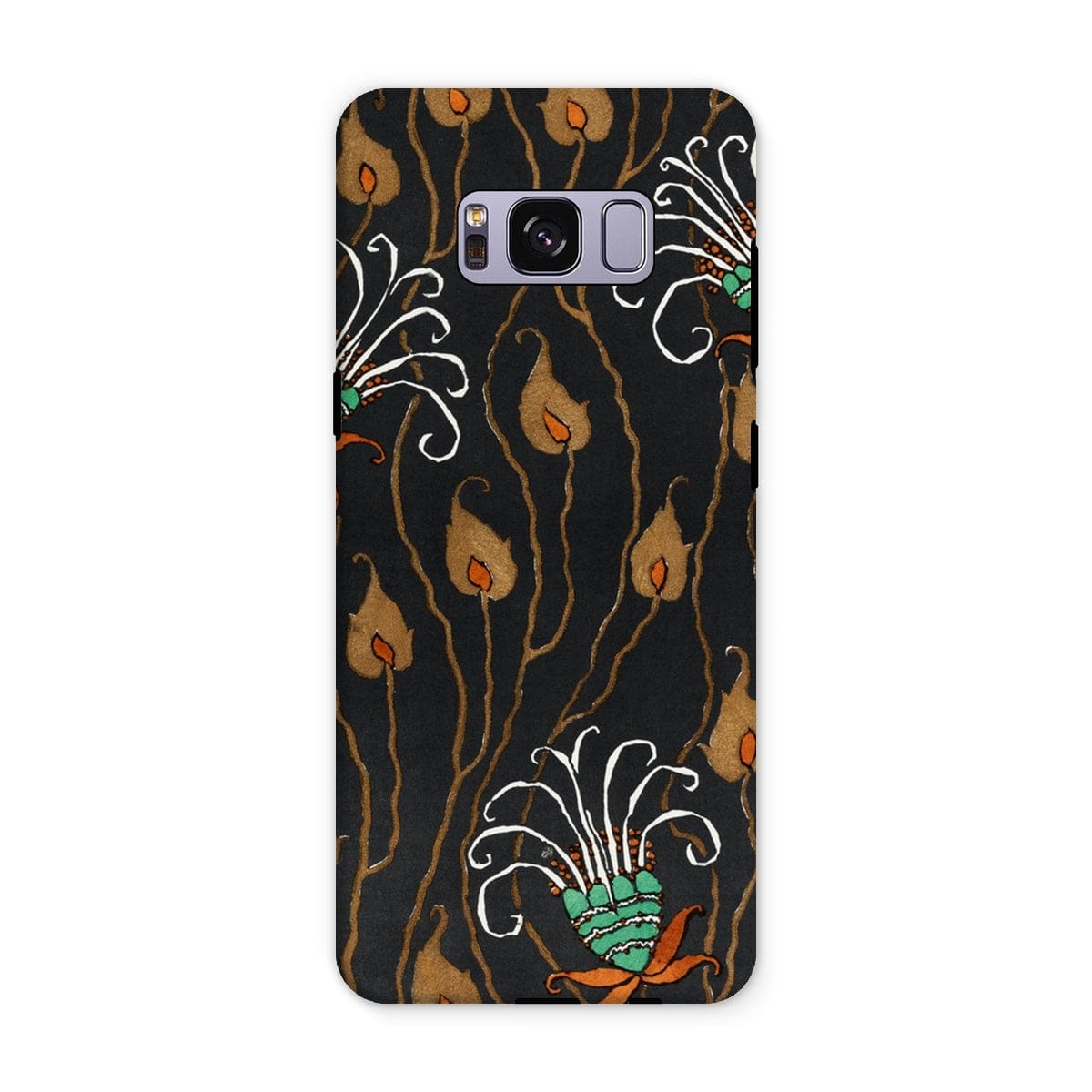 Casezest Mobile Phone Case for Samsung Galaxy S8 Plus / Gloss Séguy Dark Deco Flower Design