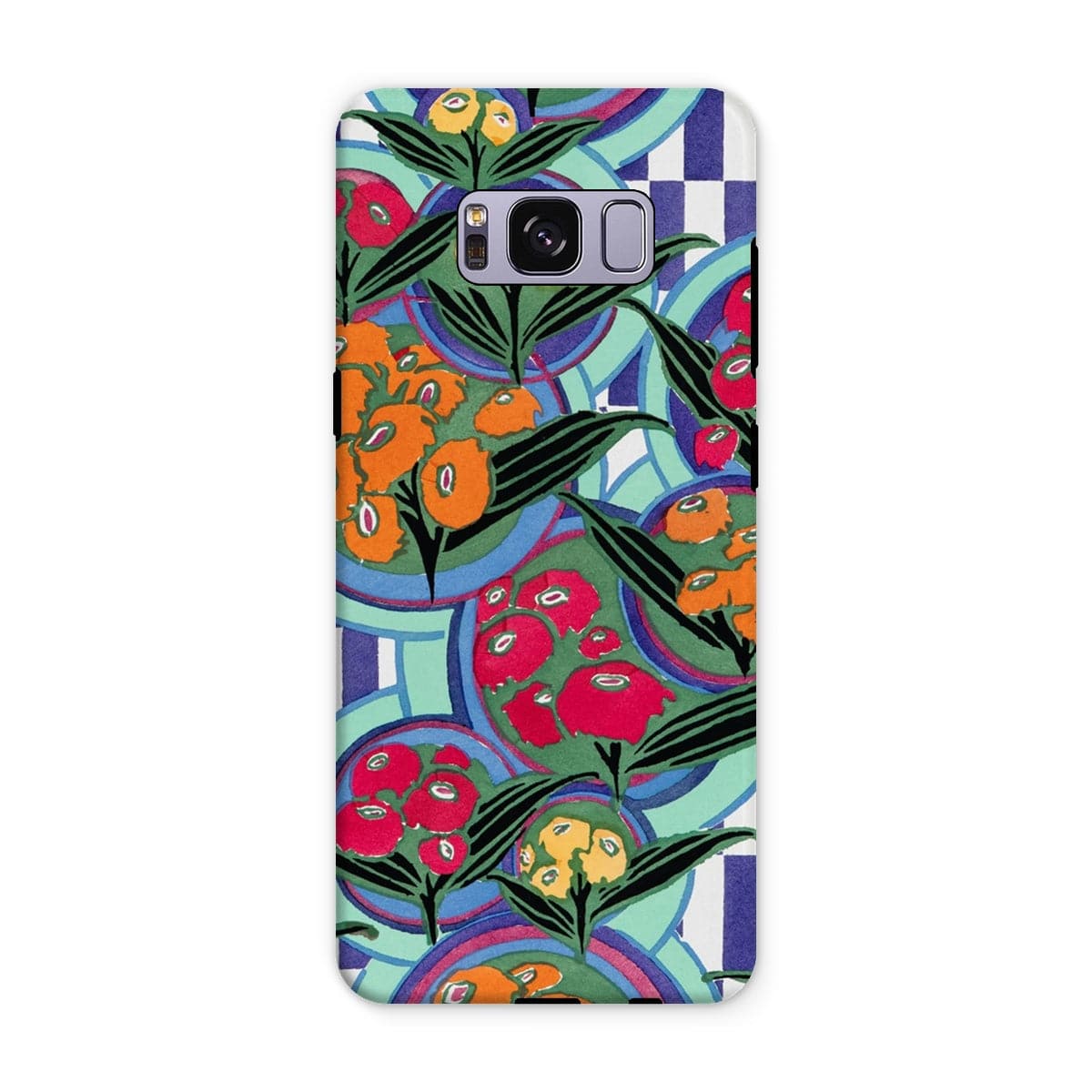 Casezest Mobile Phone Case for Samsung Galaxy S8 Plus / Gloss Séguy Floral Plate Design