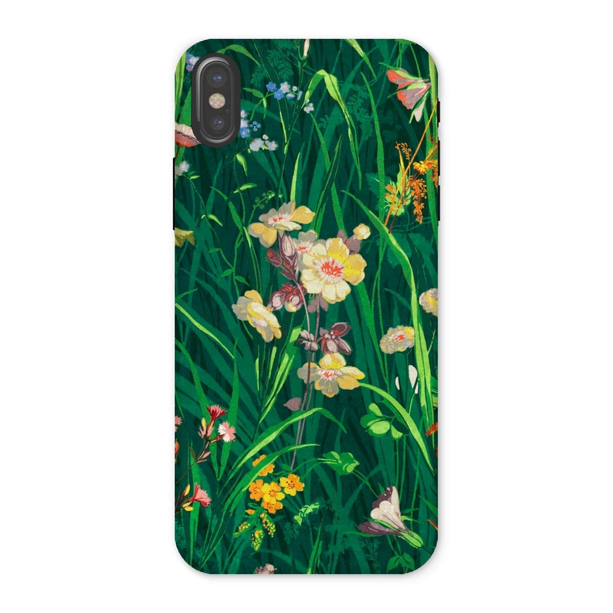 Prodigi Mobile Phone Case for iPhone X / Gloss Wildflower Meadow Tough Phone Case Design