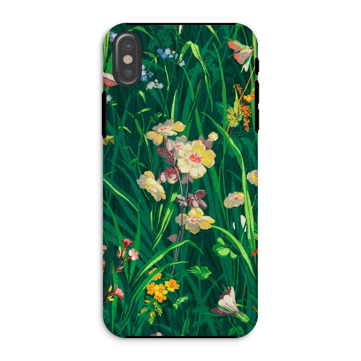 Prodigi Mobile Phone Case for iPhone XS / Gloss Wildflower Meadow Tough Phone Case Design