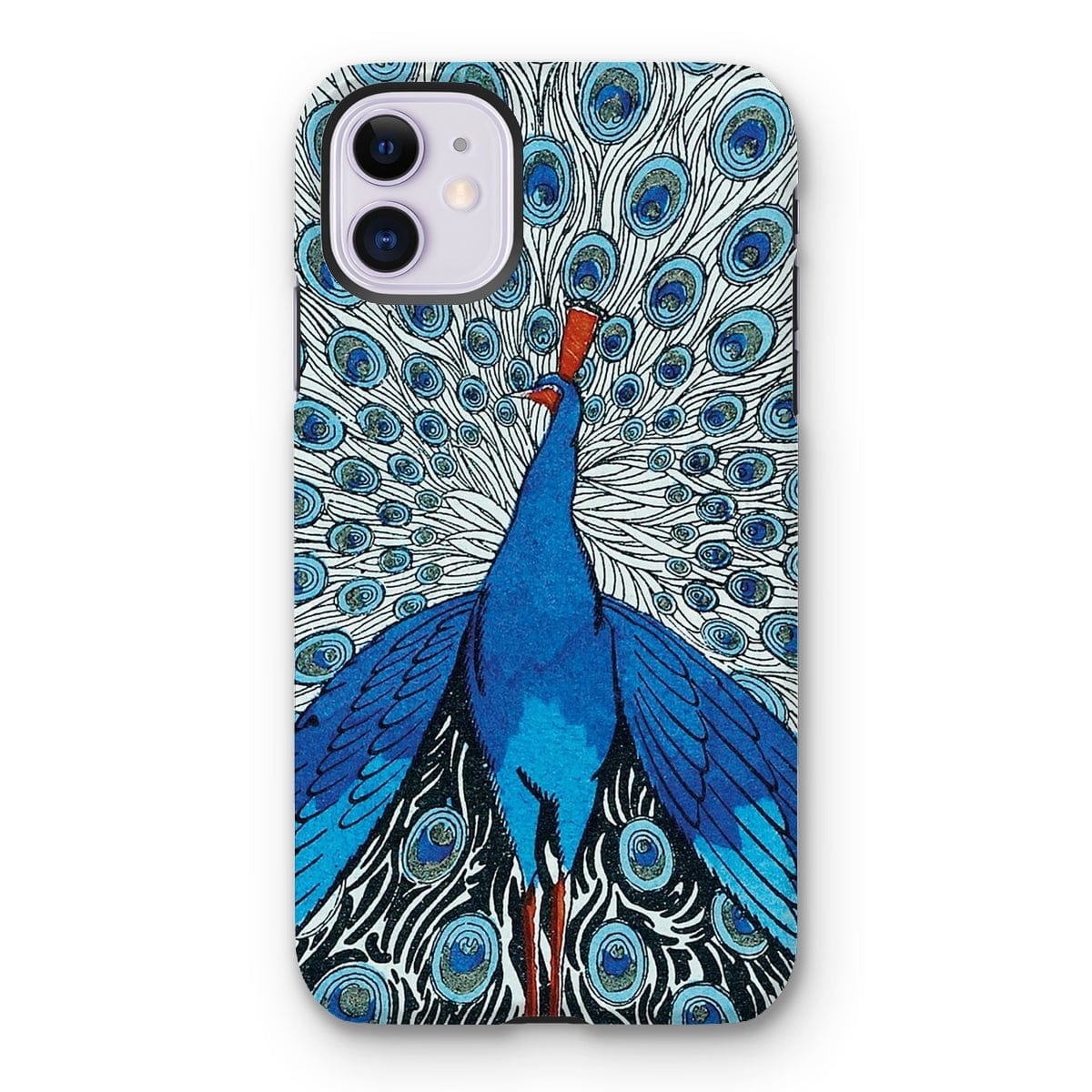 Casezest Mobile Phone Case for iPhone 11 / Matte Fancy Peacock Design