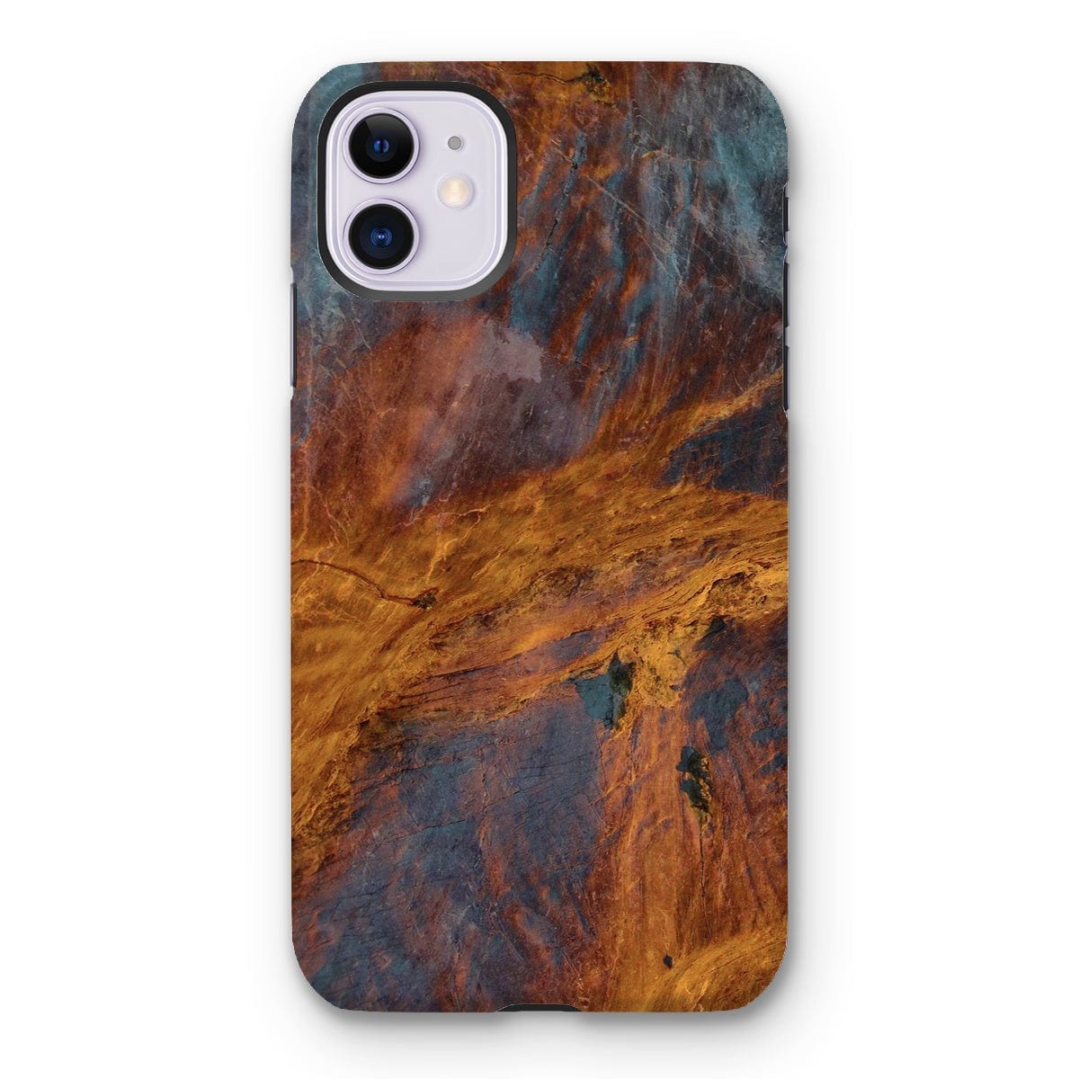 Casezest Mobile Phone Case for iPhone 11 / Matte Golden Rock Design