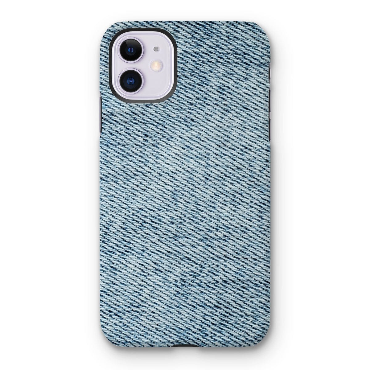 Casezest Mobile Phone Case for iPhone 11 / Matte Light Blue Denim Design