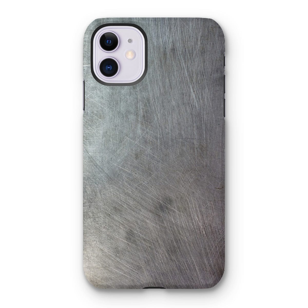 Casezest Mobile Phone Case for iPhone 11 / Matte Scratched Metal Design