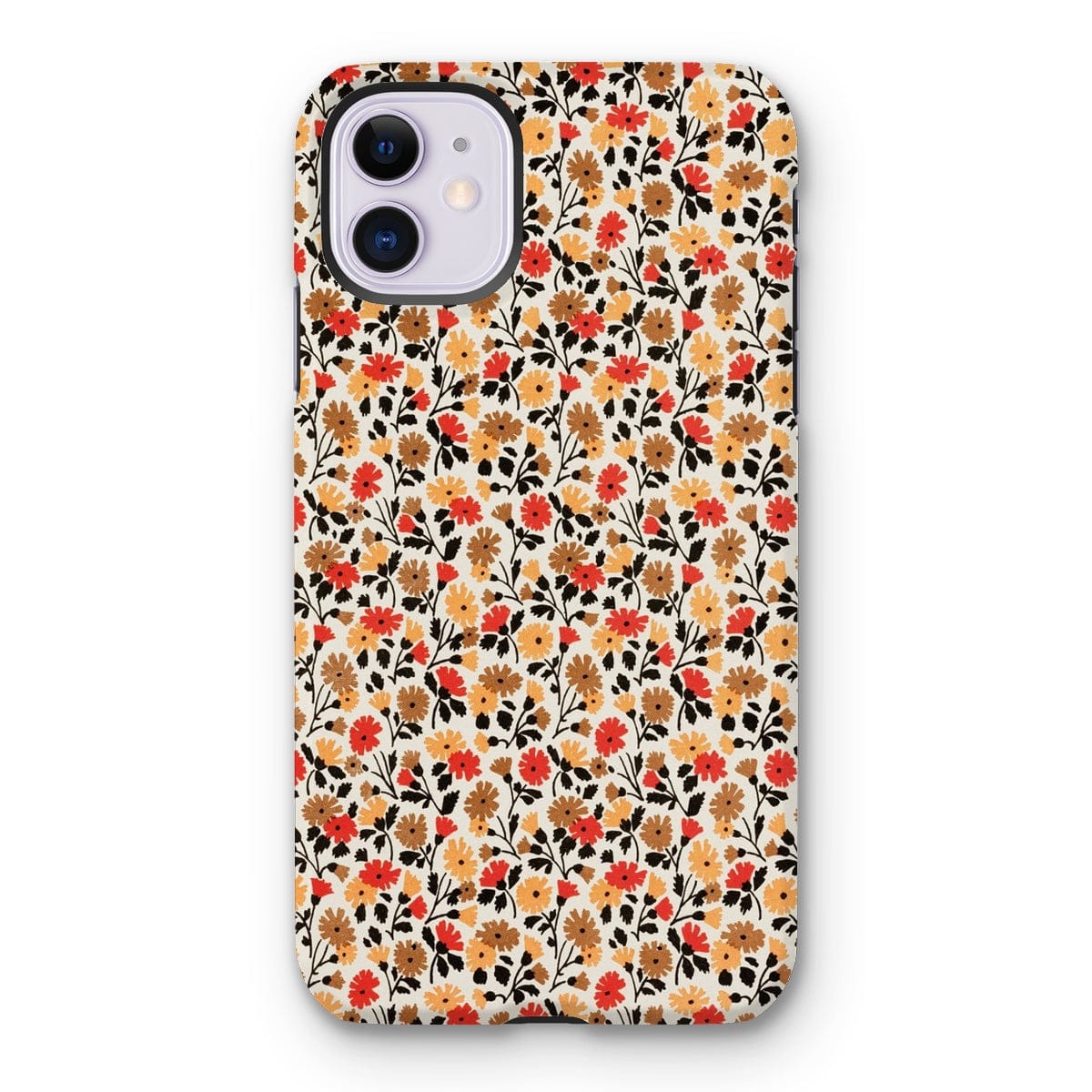 Casezest Mobile Phone Case for iPhone 11 / Matte Small Flower Art Design