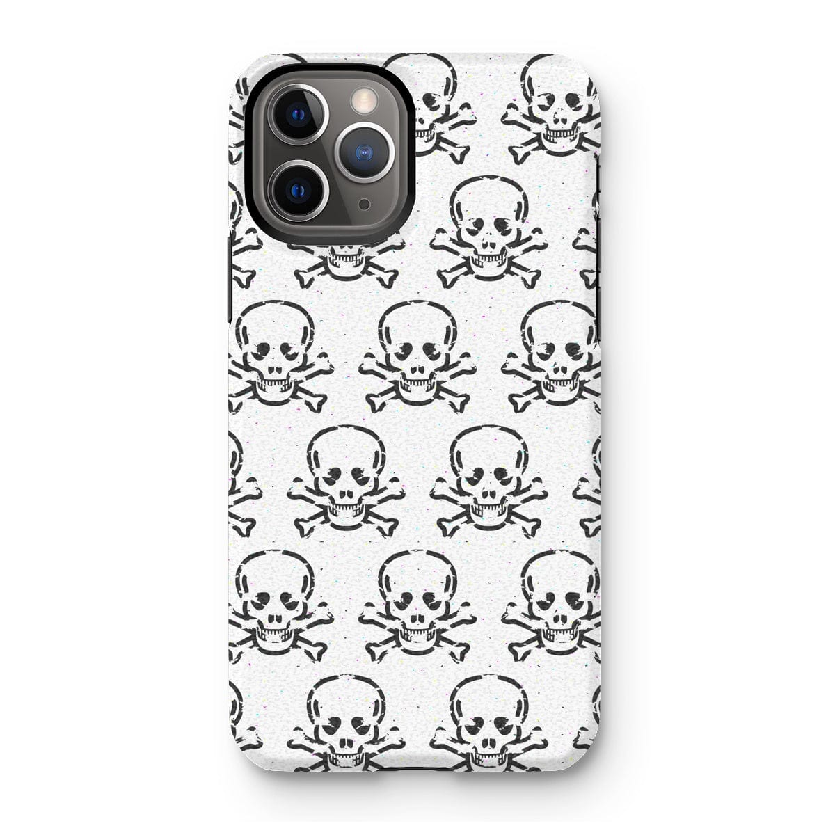 Casezest Mobile Phone Case for iPhone 11 Pro / Matte Halftone Skull Design