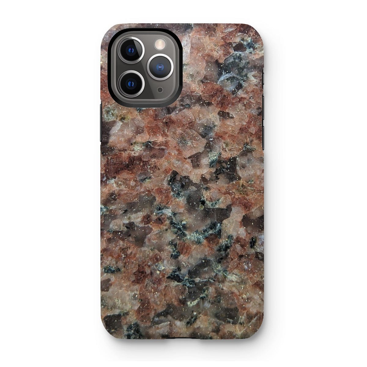 Casezest Mobile Phone Case for iPhone 11 Pro / Matte Pink Granite Slab Design