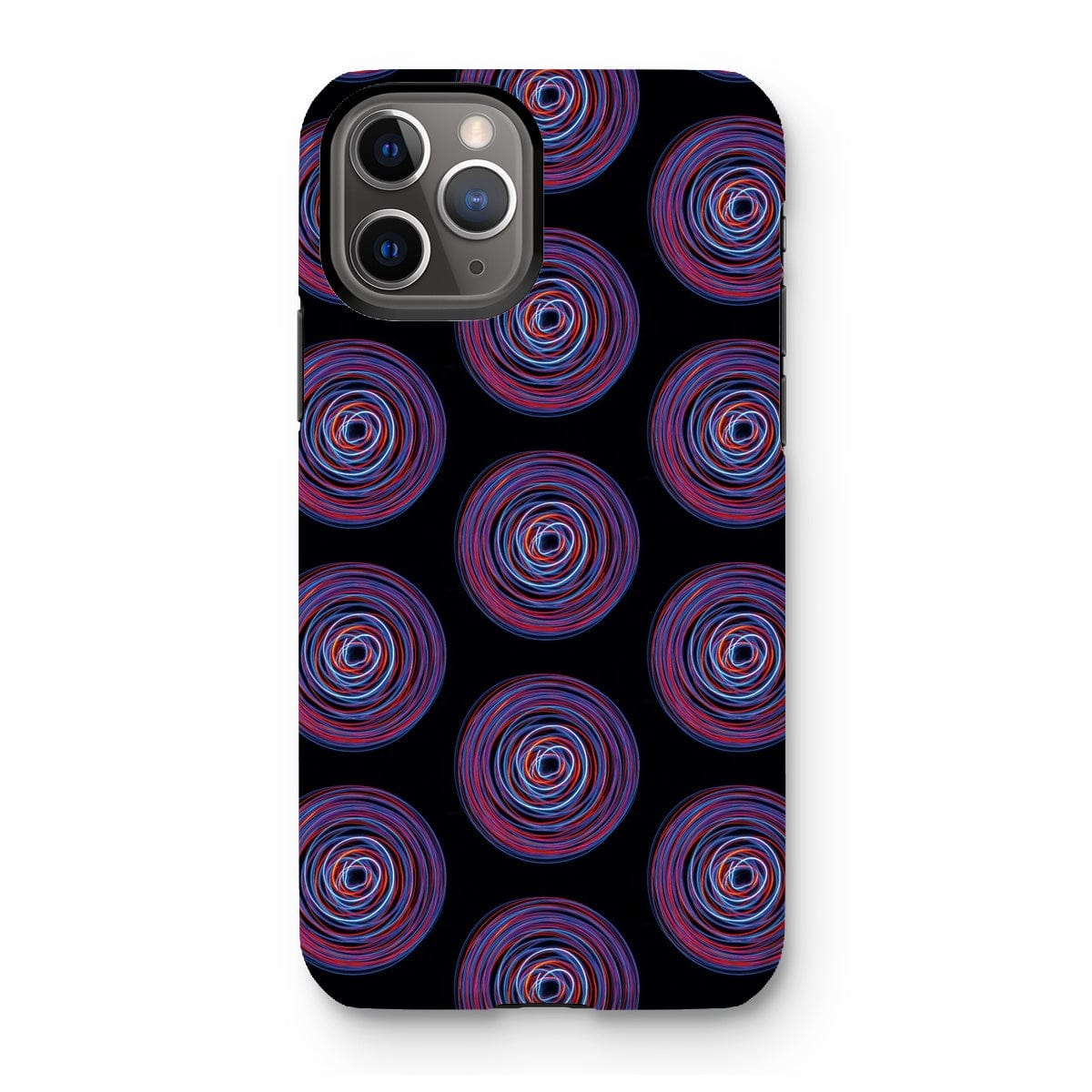 Casezest Mobile Phone Case for iPhone 11 Pro / Matte Purple Pink Circle Design