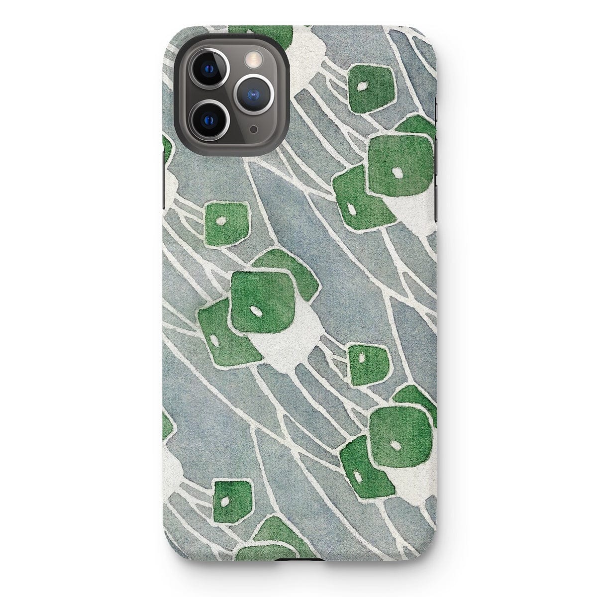 Casezest Mobile Phone Case for iPhone 11 Pro Max / Matte Overbeck Green Geometric Design