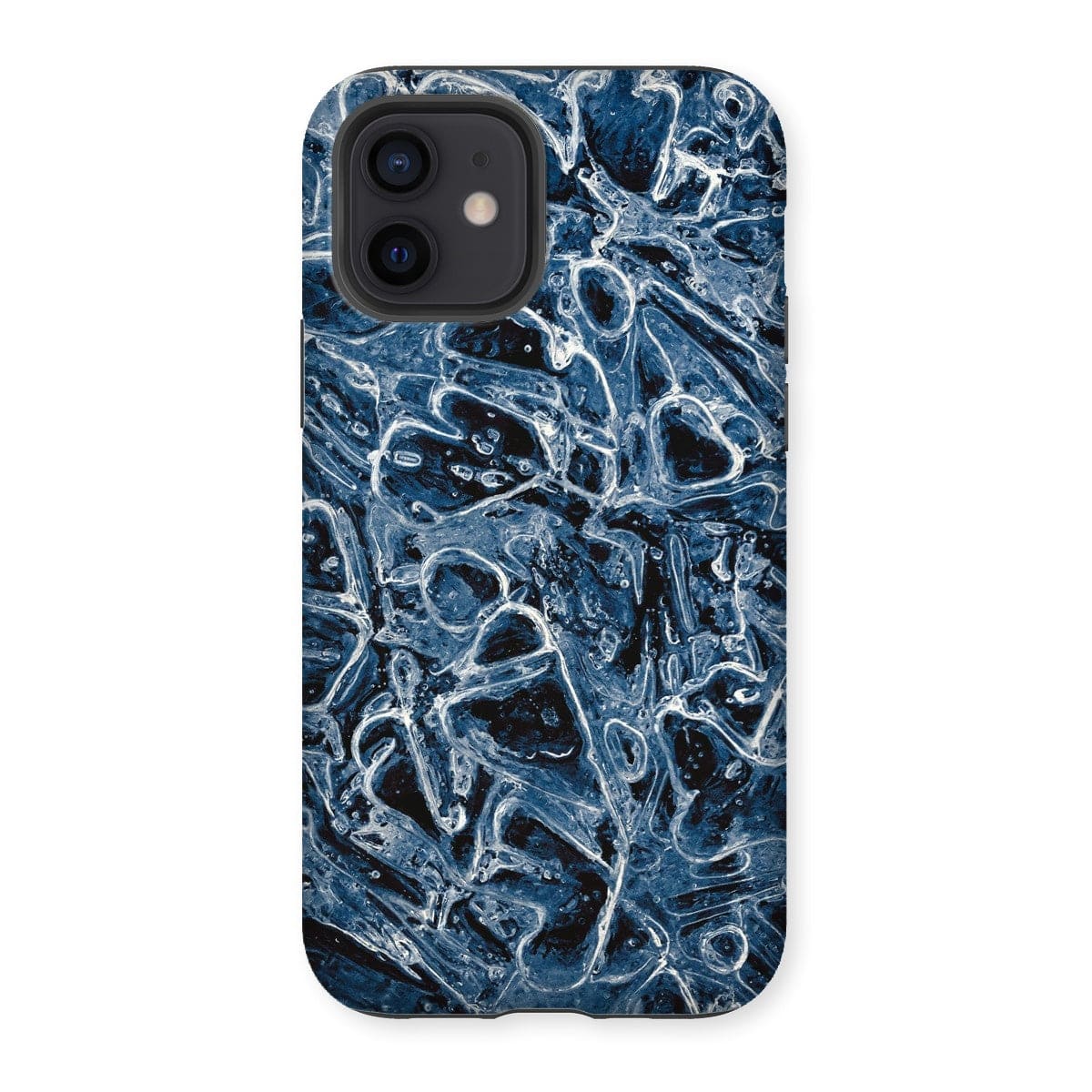 Casezest Mobile Phone Case for iPhone 12 / Matte Ice Flow Design