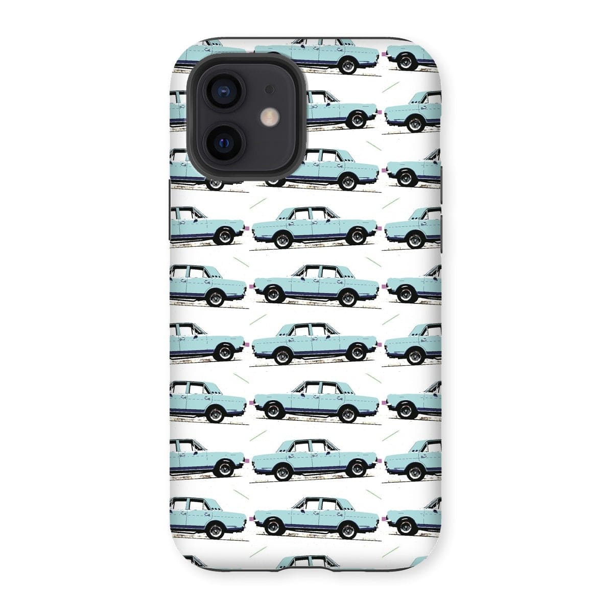 Casezest Mobile Phone Case for iPhone 12 / Matte Malibu Sedan Design