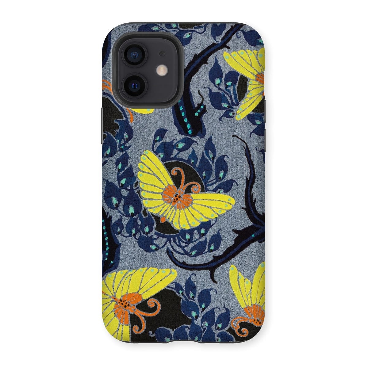 Casezest Mobile Phone Case for iPhone 12 / Matte Séguy Butterfly Design