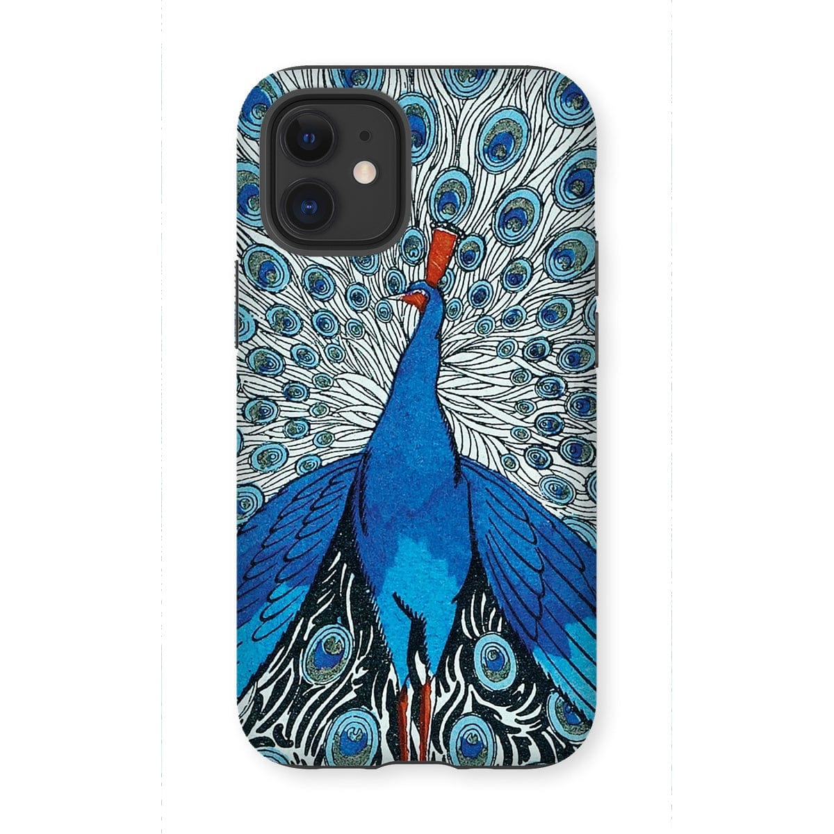 Casezest Mobile Phone Case for iPhone 12 Mini / Matte Fancy Peacock Design