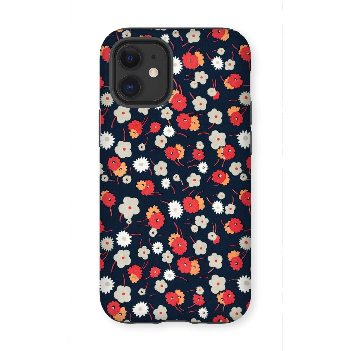 Casezest Mobile Phone Case for iPhone 12 Mini / Matte Goy Flowers Design