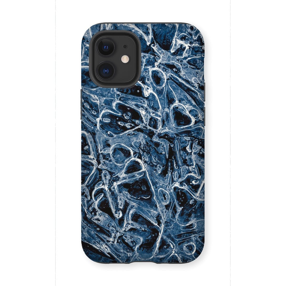 Casezest Mobile Phone Case for iPhone 12 Mini / Matte Ice Flow Design