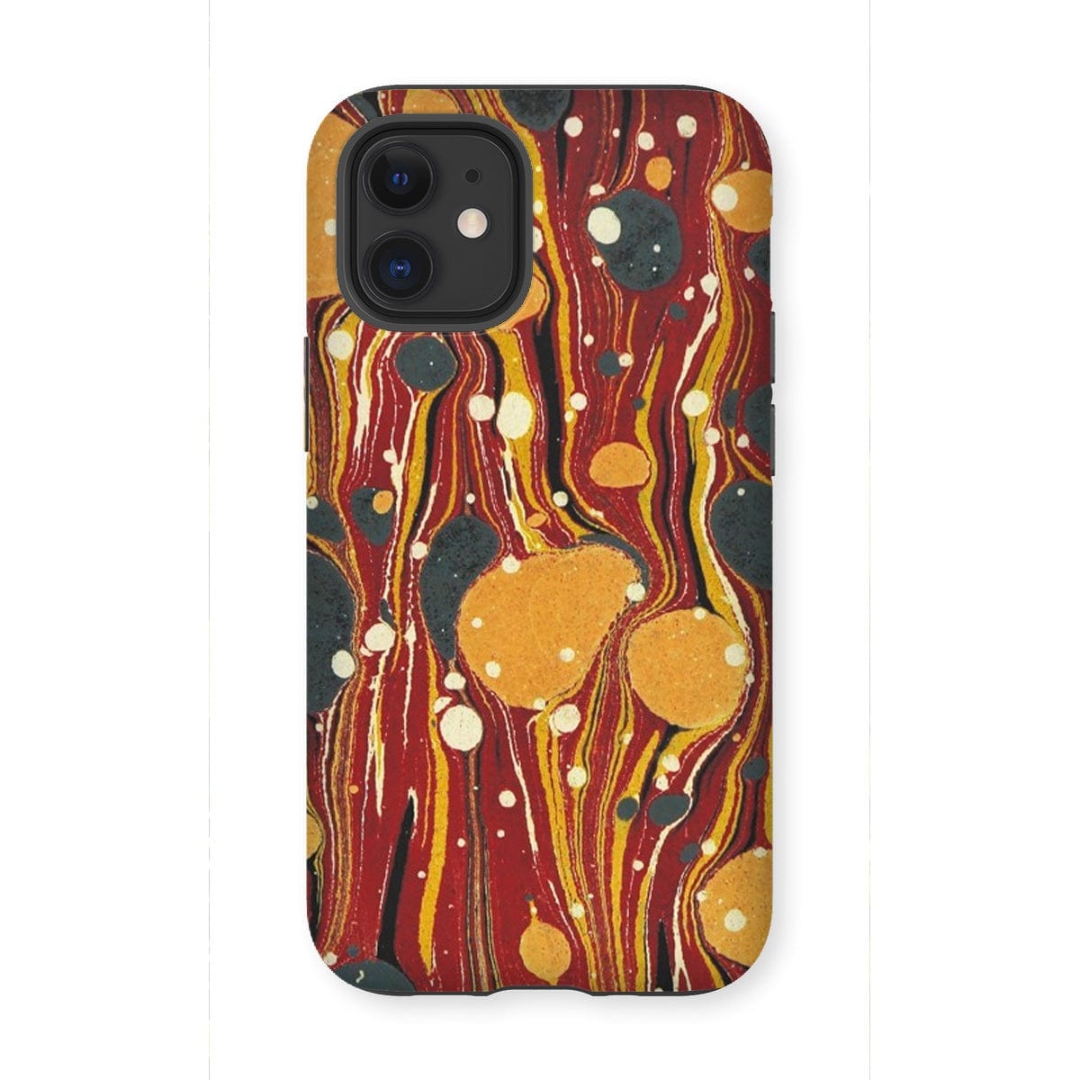 Casezest Mobile Phone Case for iPhone 12 Mini / Matte Pope Painted Paper Design