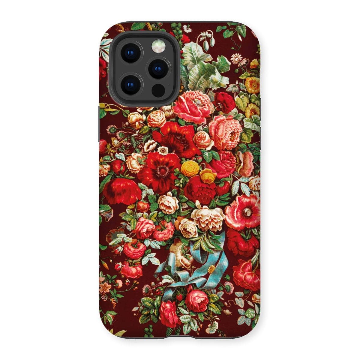 Casezest Mobile Phone Case for iPhone 12 Pro / Matte Chintz Bouquet Design