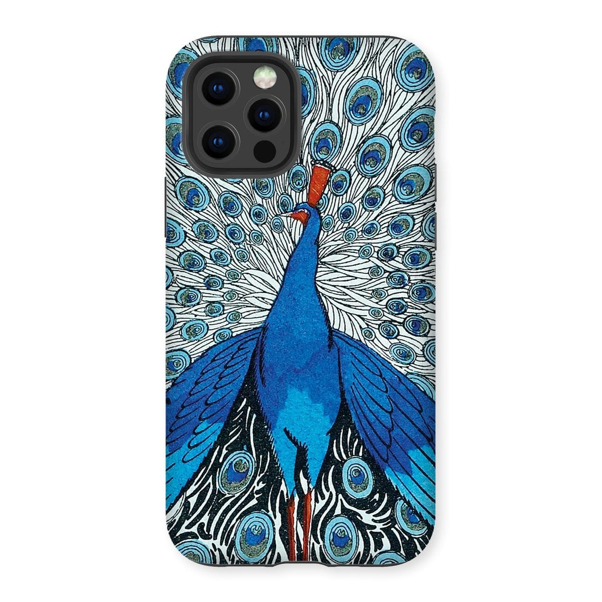 Casezest Mobile Phone Case for iPhone 12 Pro / Matte Fancy Peacock Design