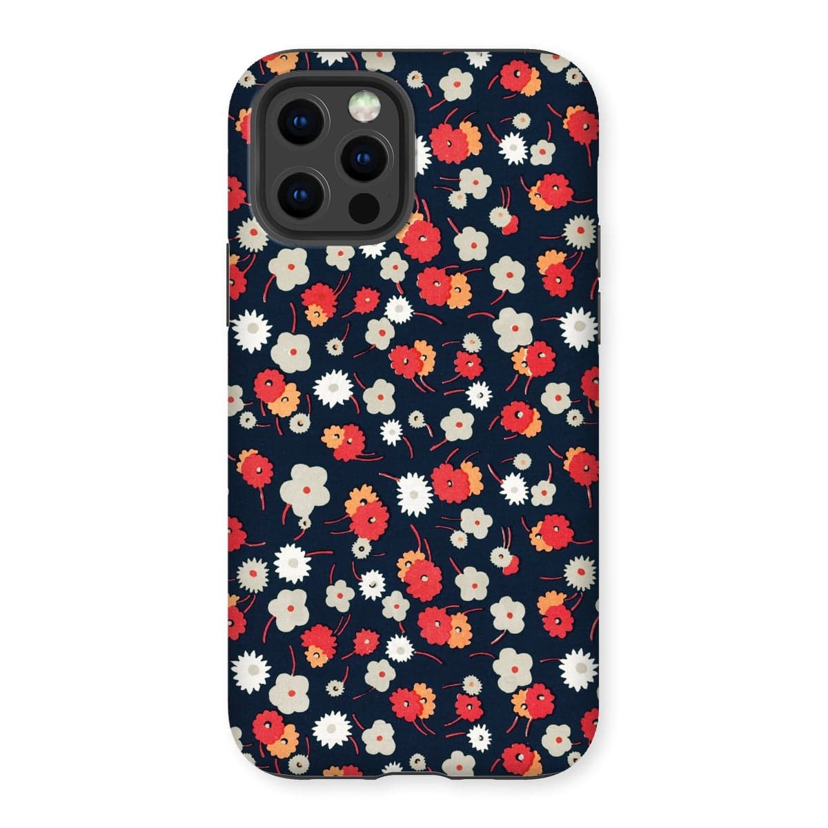 Casezest Mobile Phone Case for iPhone 12 Pro / Matte Goy Flowers Design