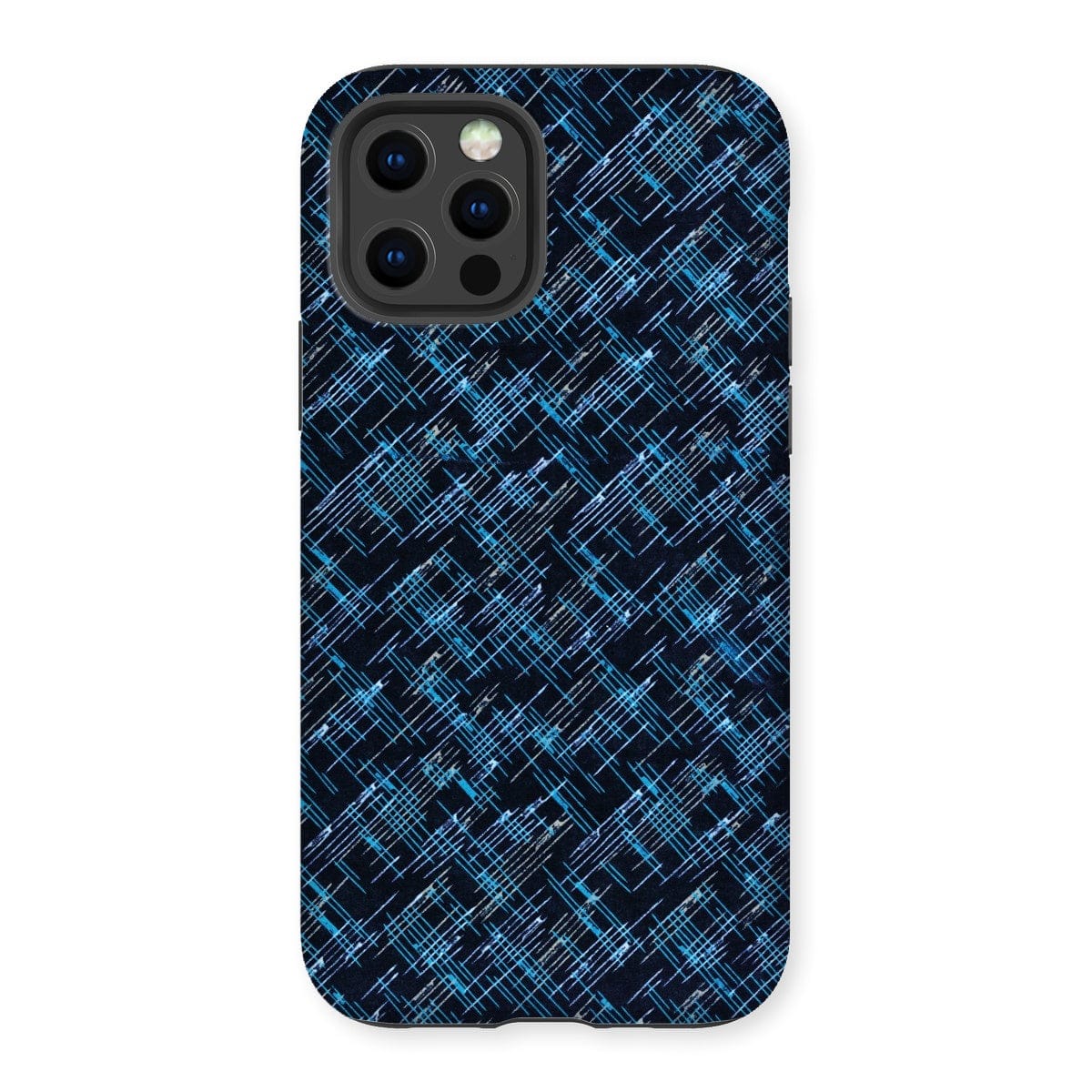 Casezest Mobile Phone Case for iPhone 12 Pro / Matte Inverted Petri Lines Design