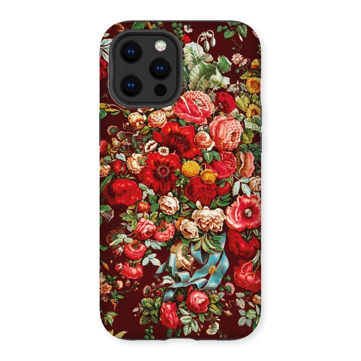 Casezest Mobile Phone Case for iPhone 12 Pro Max / Matte Chintz Bouquet Design