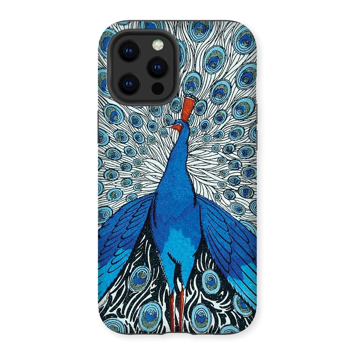 Casezest Mobile Phone Case for iPhone 12 Pro Max / Matte Fancy Peacock Design