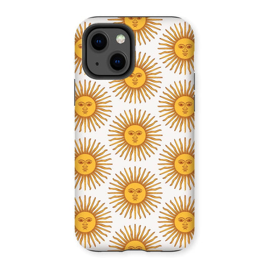 Casezest Mobile Phone Case for iPhone 13 / Matte Celestial Sun Design