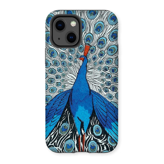 Casezest Mobile Phone Case for iPhone 13 / Matte Fancy Peacock Design