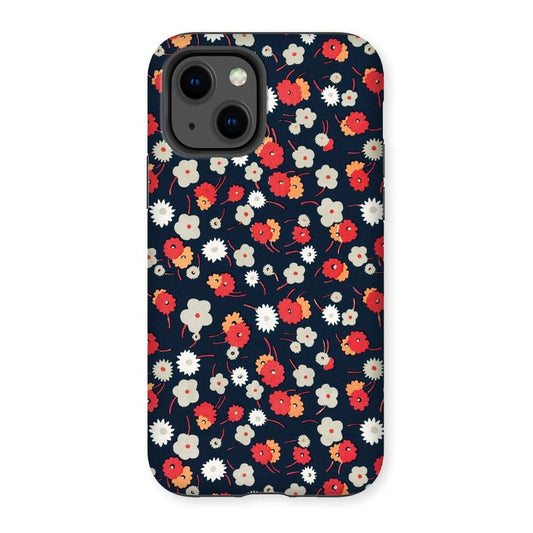 Casezest Mobile Phone Case for iPhone 13 / Matte Goy Flowers Design