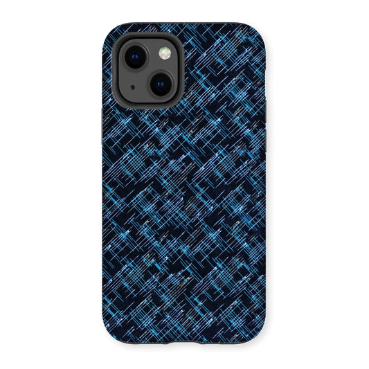 Casezest Mobile Phone Case for iPhone 13 / Matte Inverted Petri Lines Design