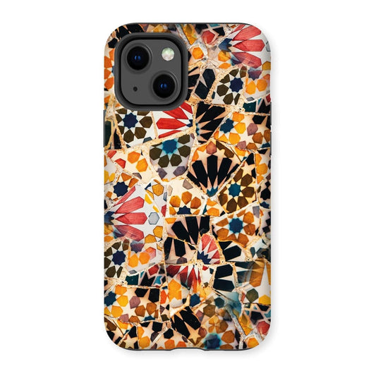 Casezest Mobile Phone Case for iPhone 13 / Matte Mosaic Fragments Design