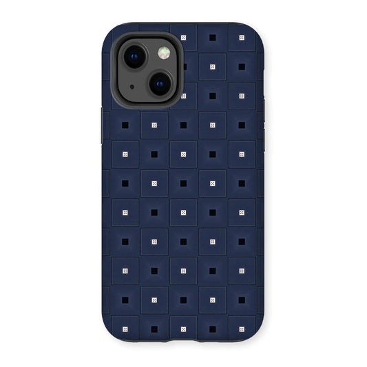 Casezest Mobile Phone Case for iPhone 13 / Matte Raised Squares Design