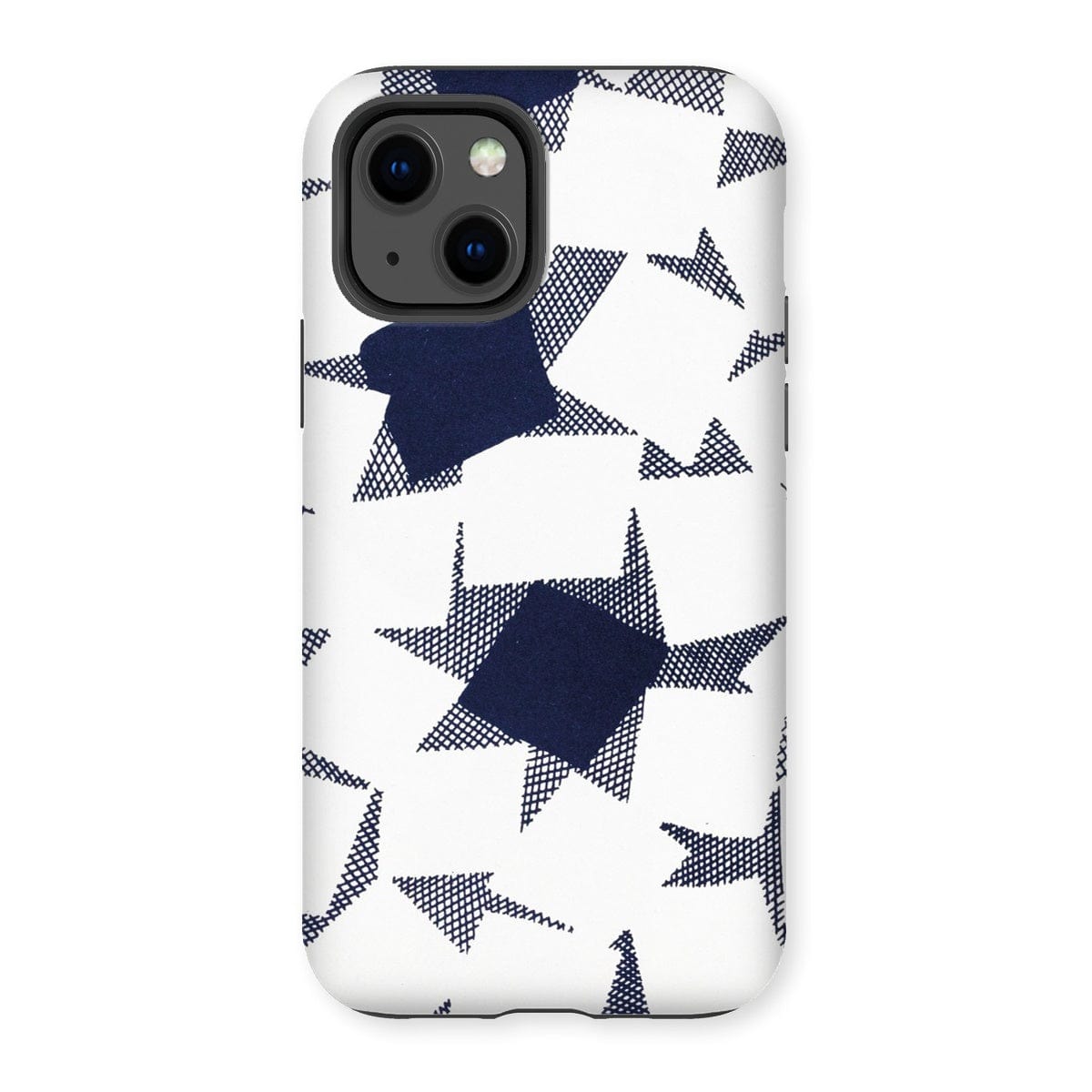 Casezest Mobile Phone Case for iPhone 13 / Matte Rouit Abstract Design