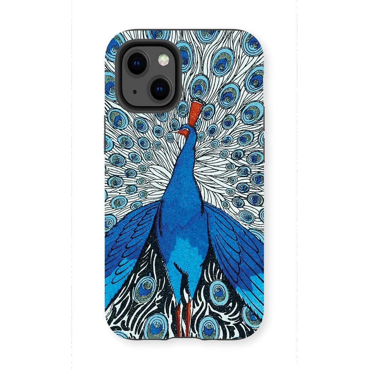 Casezest Mobile Phone Case for iPhone 13 Mini / Matte Fancy Peacock Design