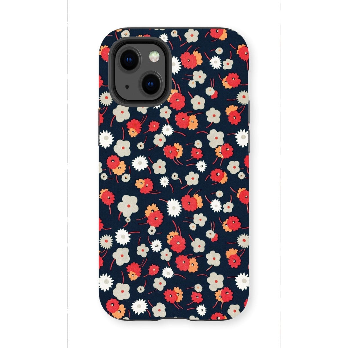 Casezest Mobile Phone Case for iPhone 13 Mini / Matte Goy Flowers Design