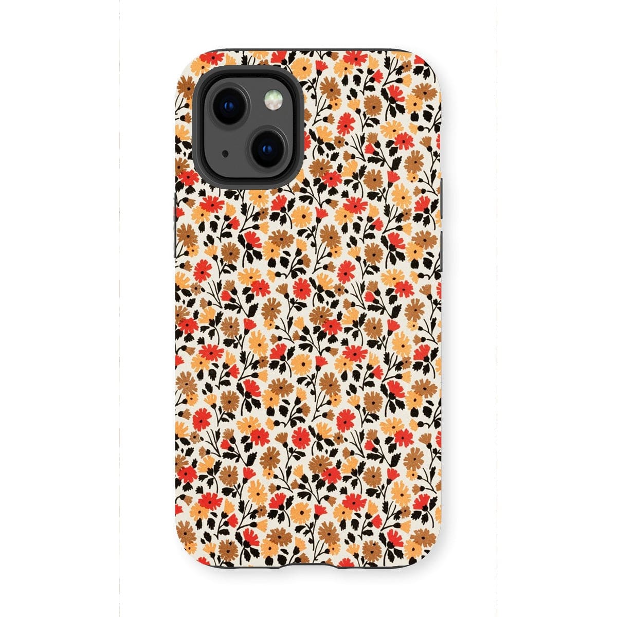 Casezest Mobile Phone Case for iPhone 13 Mini / Matte Small Flower Art Design