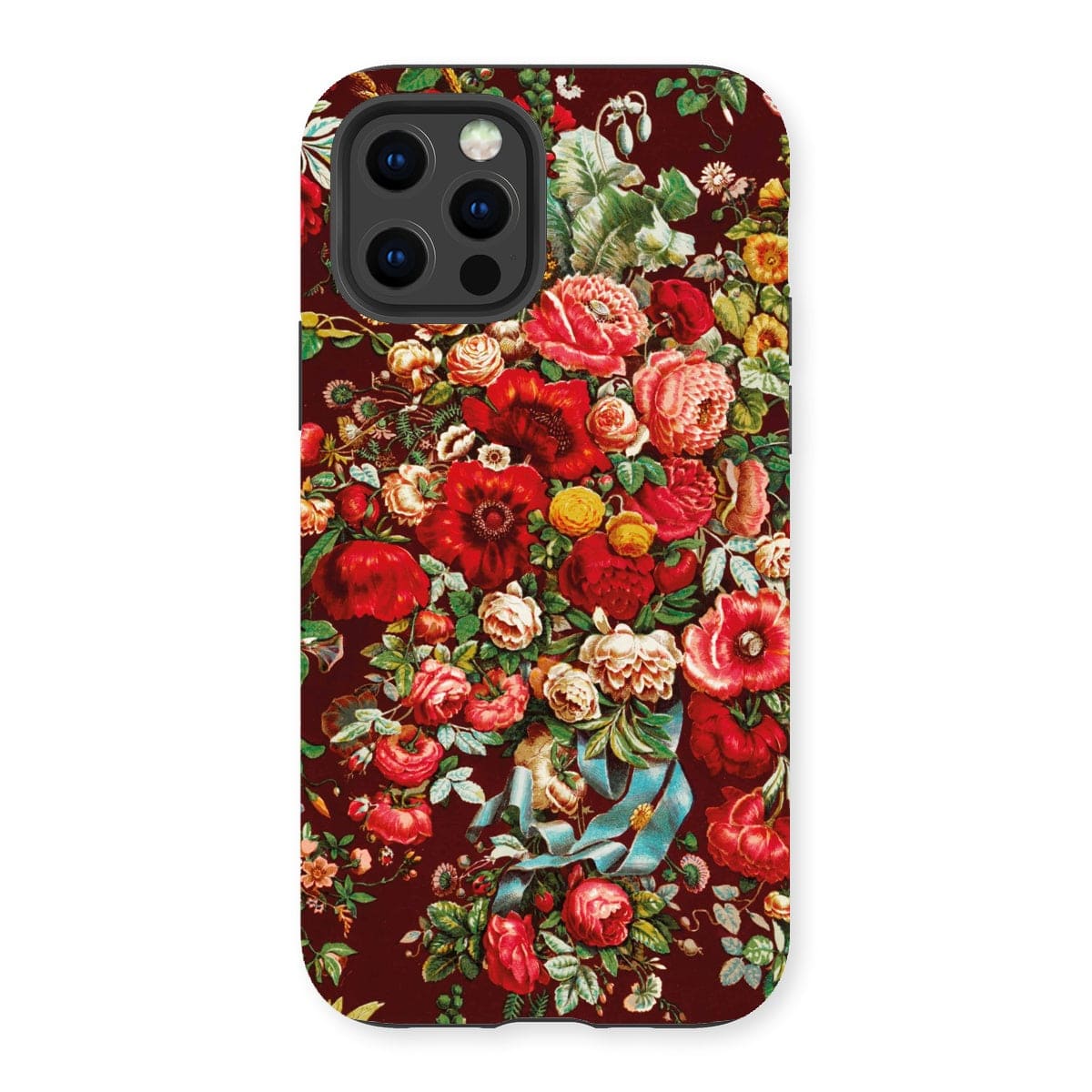 Casezest Mobile Phone Case for iPhone 13 Pro / Matte Chintz Bouquet Design