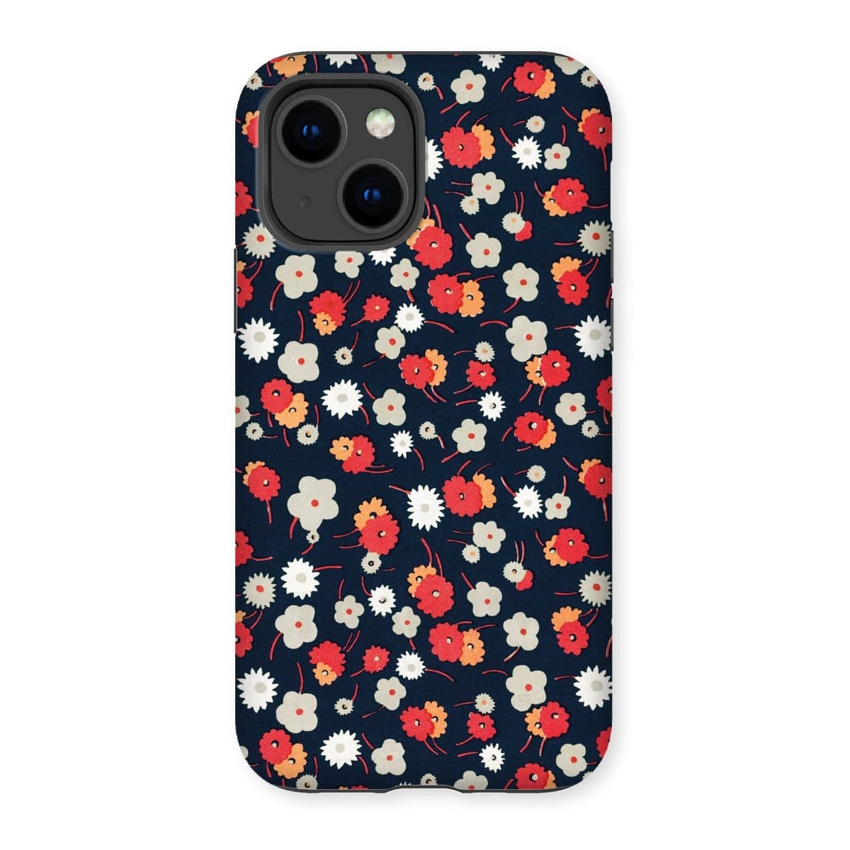 Casezest Mobile Phone Case for iPhone 14 / Matte Goy Flowers Design