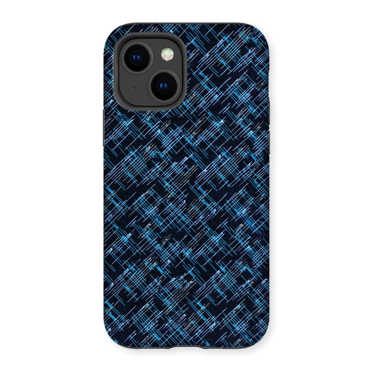 Casezest Mobile Phone Case for iPhone 14 / Matte Inverted Petri Lines Design