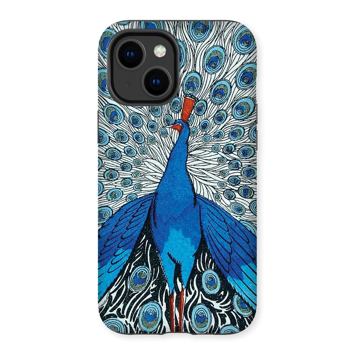 Casezest Mobile Phone Case for iPhone 14 Plus / Matte Fancy Peacock Design