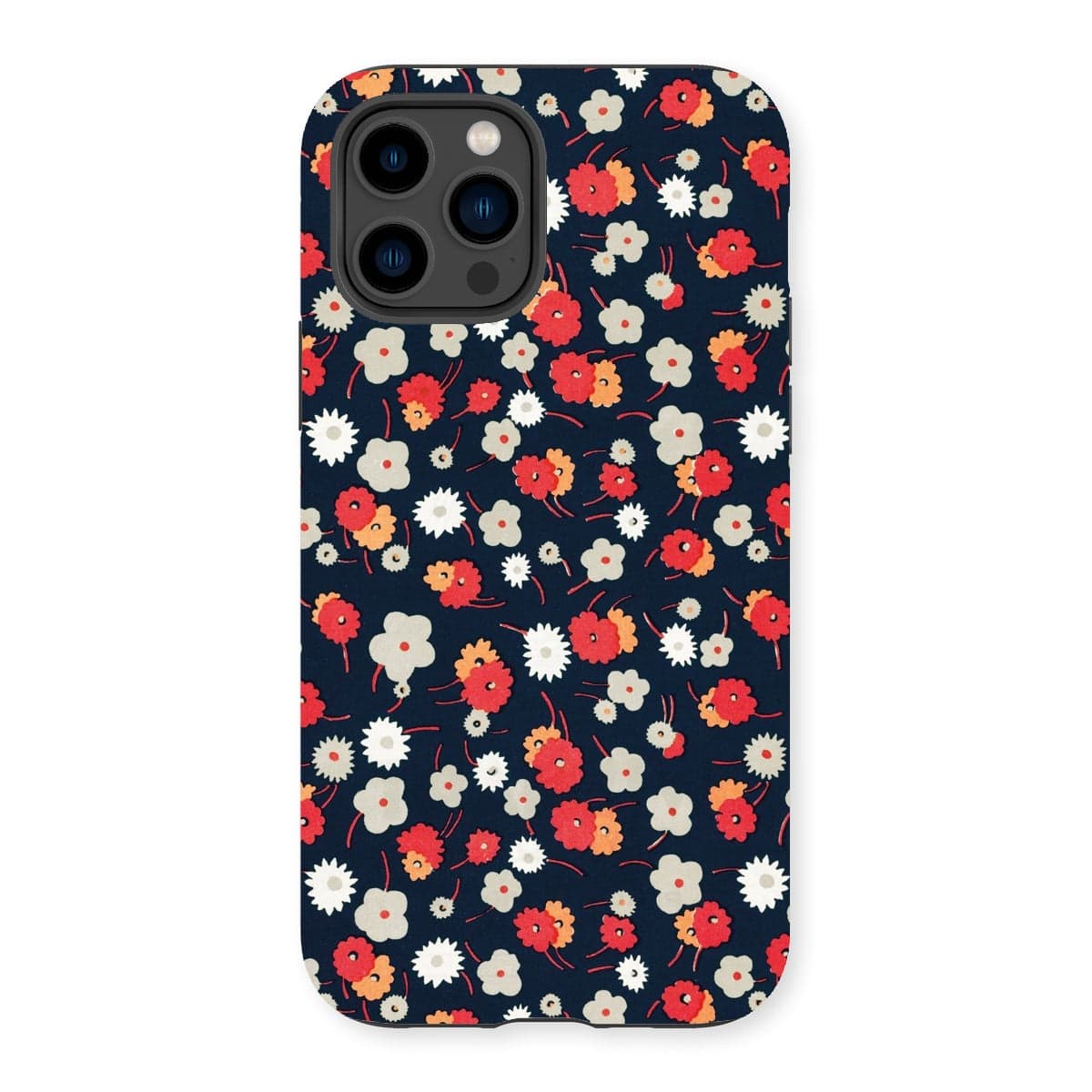 Casezest Mobile Phone Case for iPhone 14 Pro / Matte Goy Flowers Design