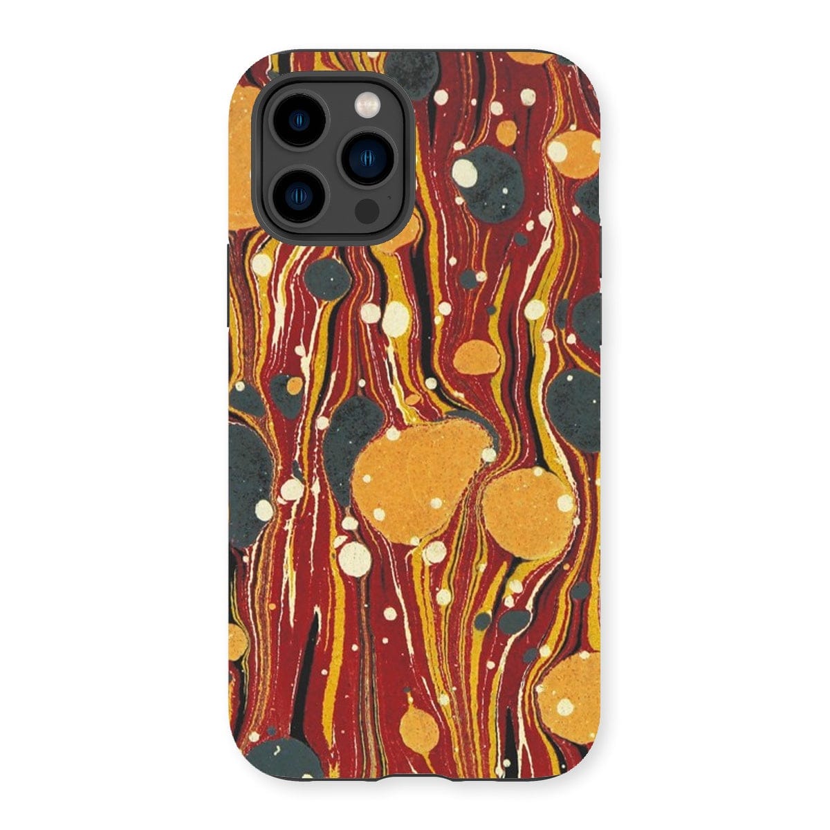 Casezest Mobile Phone Case for iPhone 14 Pro / Matte Pope Painted Paper Design