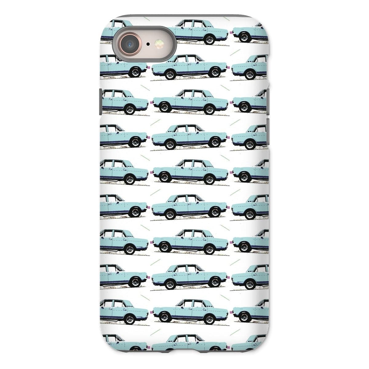 Casezest Mobile Phone Case for iPhone 8 / Matte Malibu Sedan Design