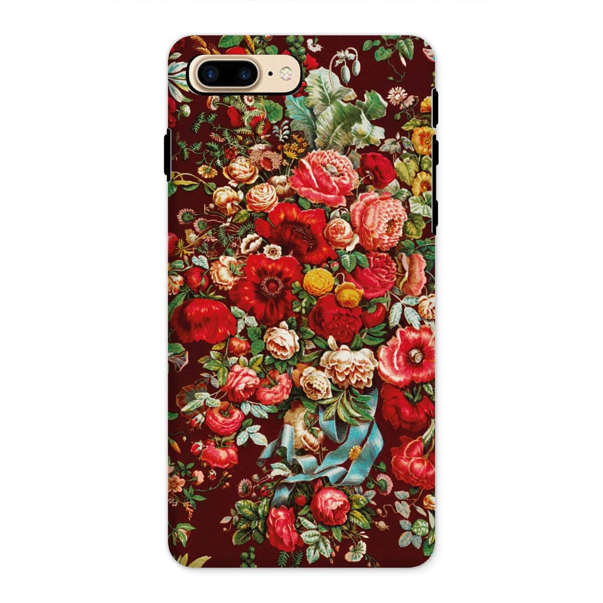 Casezest Mobile Phone Case for iPhone 8 Plus / Matte Chintz Bouquet Design