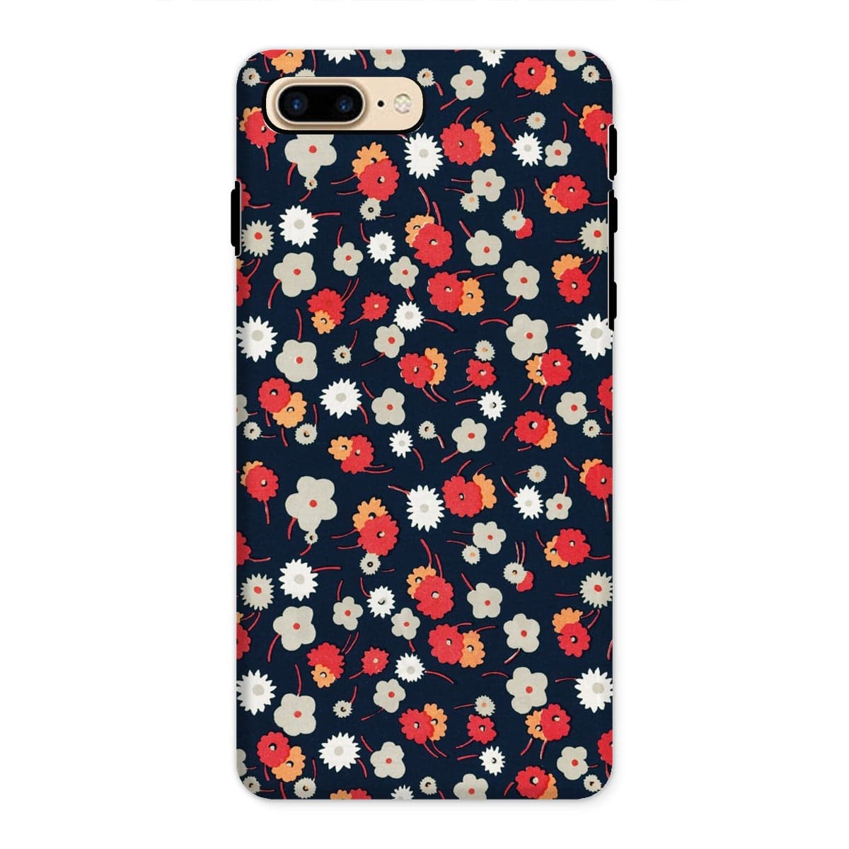 Casezest Mobile Phone Case for iPhone 8 Plus / Matte Goy Flowers Design