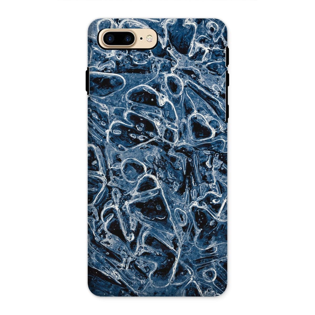 Casezest Mobile Phone Case for iPhone 8 Plus / Matte Ice Flow Design