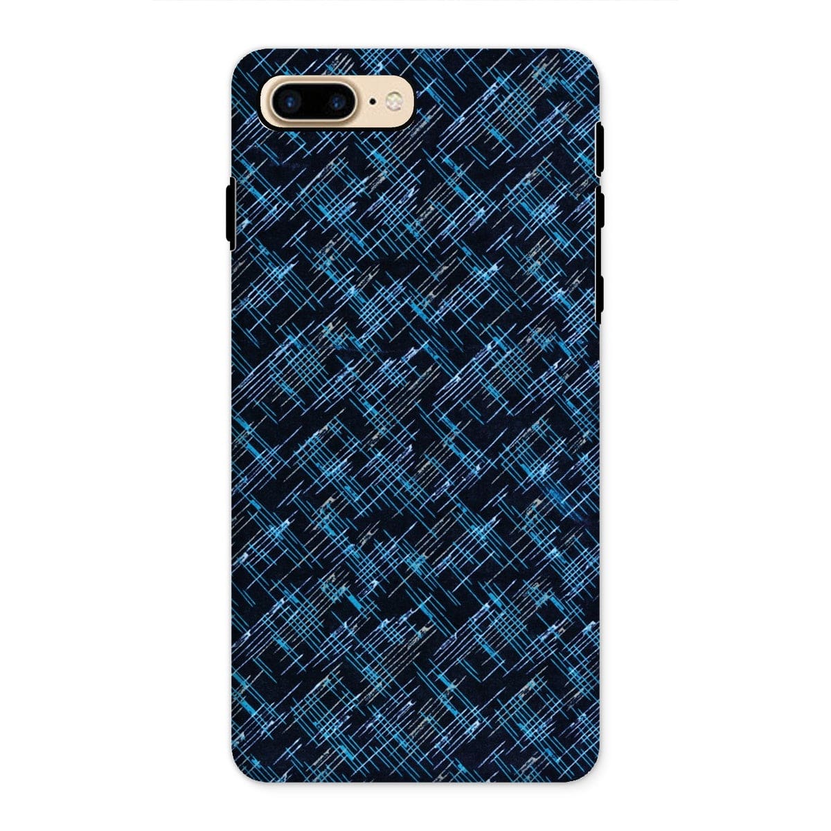 Casezest Mobile Phone Case for iPhone 8 Plus / Matte Inverted Petri Lines Design